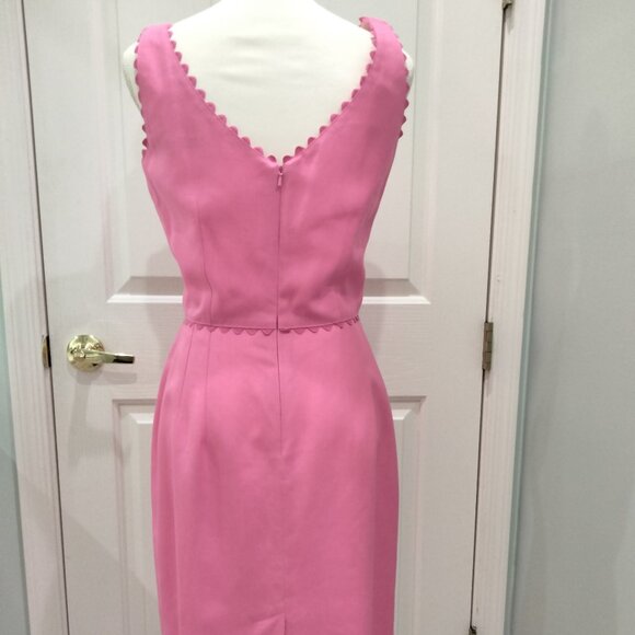 Classic Sheath Dress and Matching Jacket by Designer Geary Roark, Size 8 - Picture 11 of 16